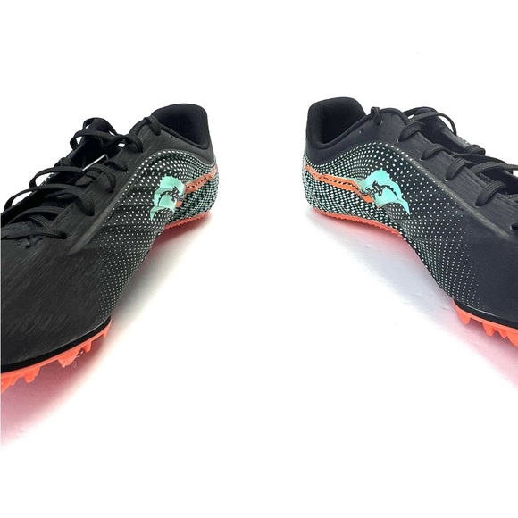 Saucony Sprint Spike Shoes Spitfire 5 racing Black Cool Mint Noir Men Size 8.5 main image 7